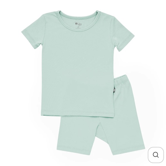 Kyte Baby Short Sleeve Pajamas in Sage - Picture 1 of 3